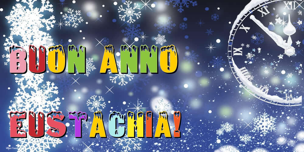 Cartoline di Buon Anno - Neve | Buon Anno Eustachia!
