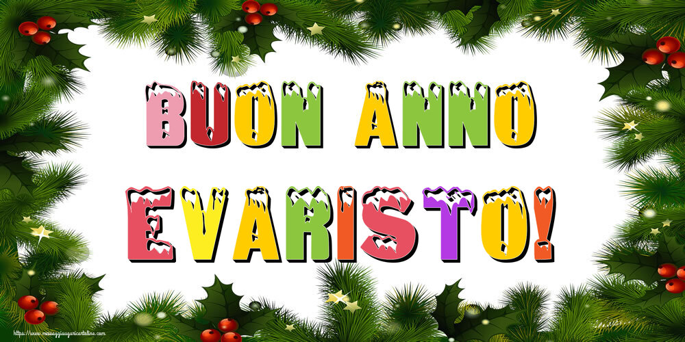  Cartoline di Buon Anno - Albero Di Natale & Palle Di Natale | Buon Anno Evaristo!