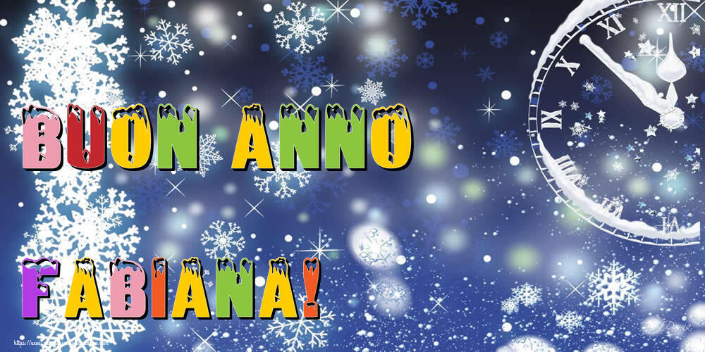  Cartoline di Buon Anno - Neve | Buon Anno Fabiana!