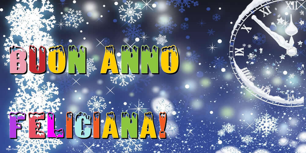 Cartoline di Buon Anno - Neve | Buon Anno Feliciana!
