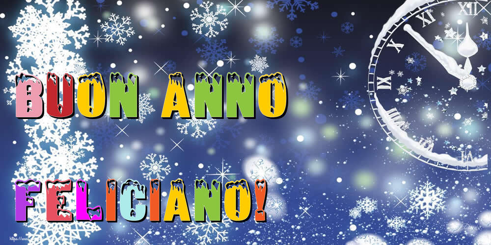 Cartoline di Buon Anno - Neve | Buon Anno Feliciano!