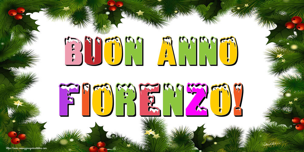  Cartoline di Buon Anno - Albero Di Natale & Palle Di Natale | Buon Anno Fiorenzo!
