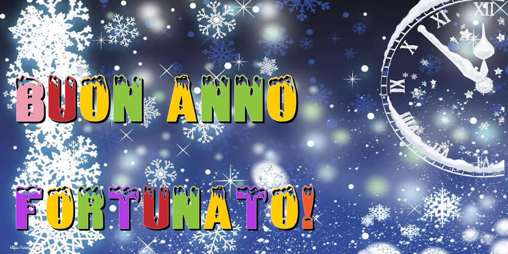  Cartoline di Buon Anno - Neve | Buon Anno Fortunato!
