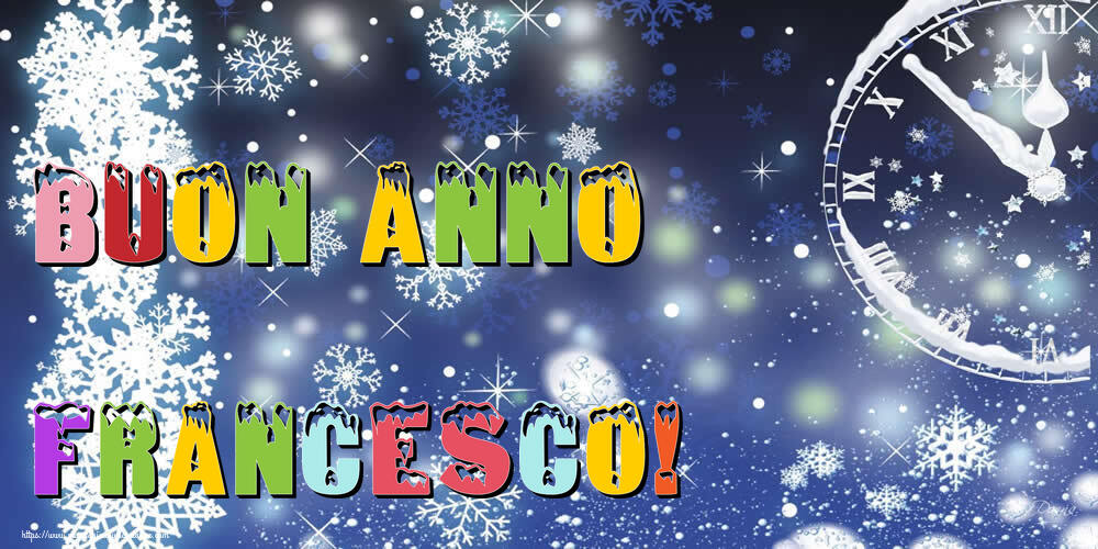 Cartoline di Buon Anno - Neve | Buon Anno Francesco!