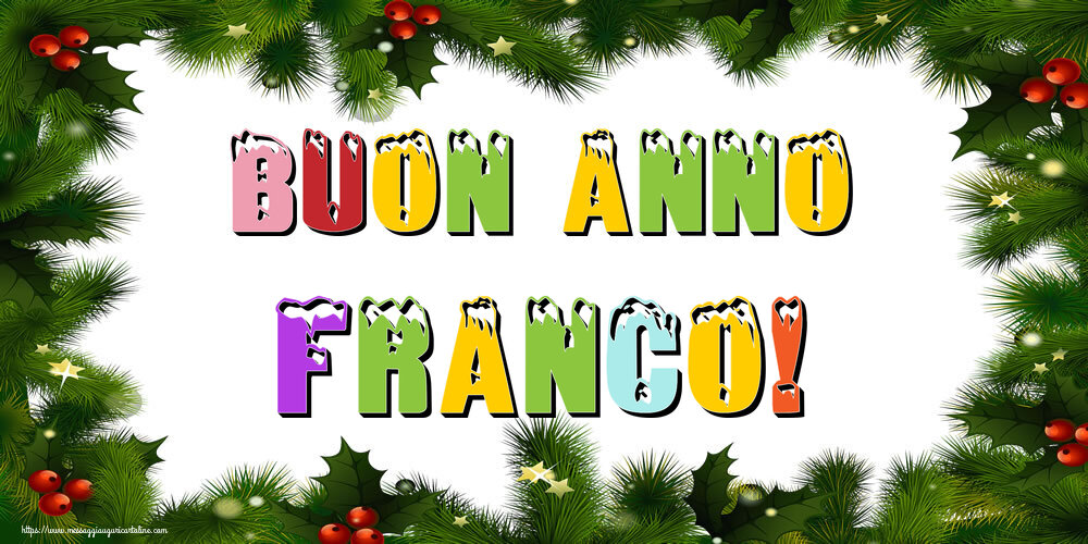  Cartoline di Buon Anno - Albero Di Natale & Palle Di Natale | Buon Anno Franco!