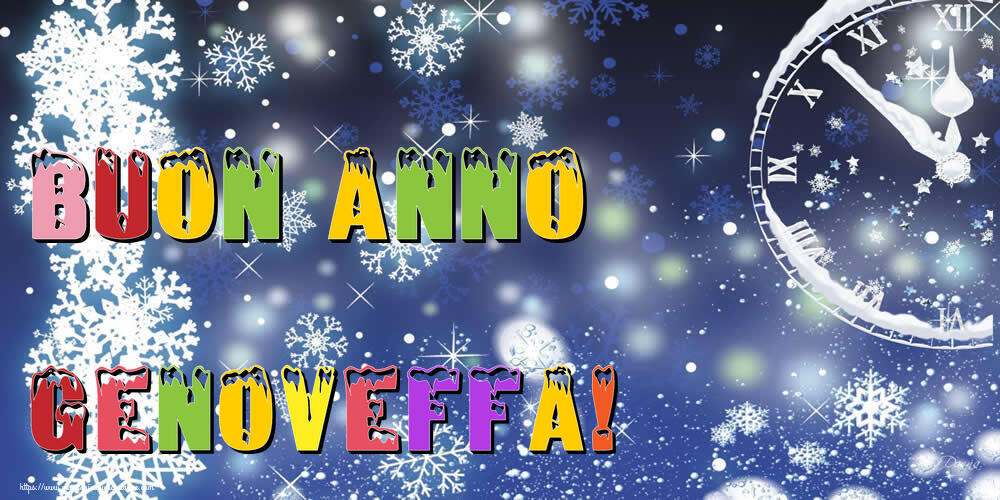 Cartoline di Buon Anno - Neve | Buon Anno Genoveffa!