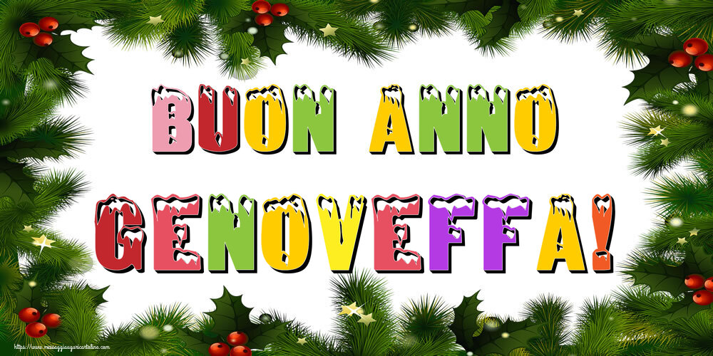  Cartoline di Buon Anno - Albero Di Natale & Palle Di Natale | Buon Anno Genoveffa!