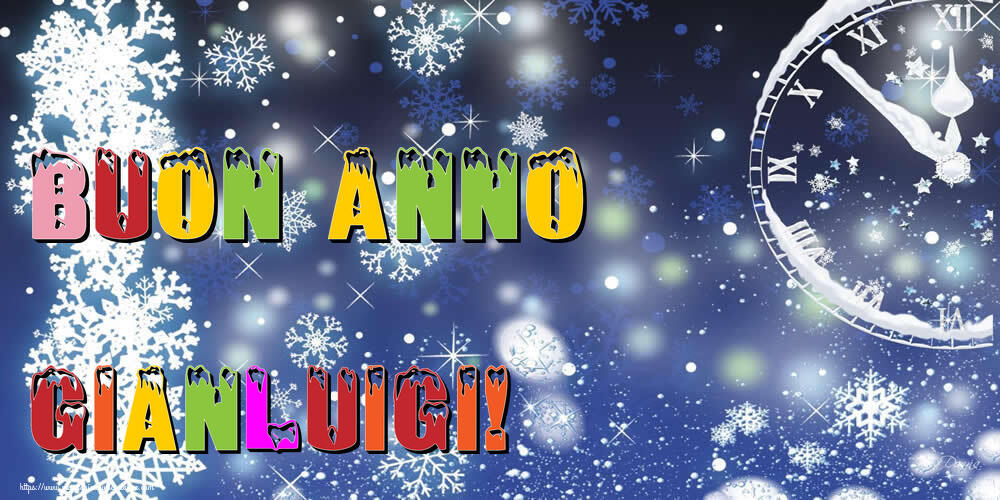 Cartoline di Buon Anno - Neve | Buon Anno Gianluigi!