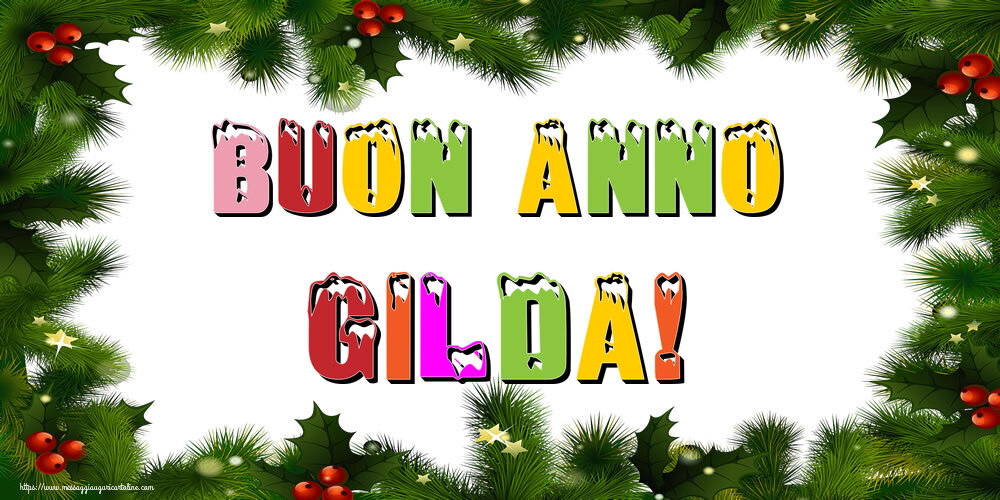 Cartoline di Buon Anno - Albero Di Natale & Palle Di Natale | Buon Anno Gilda!