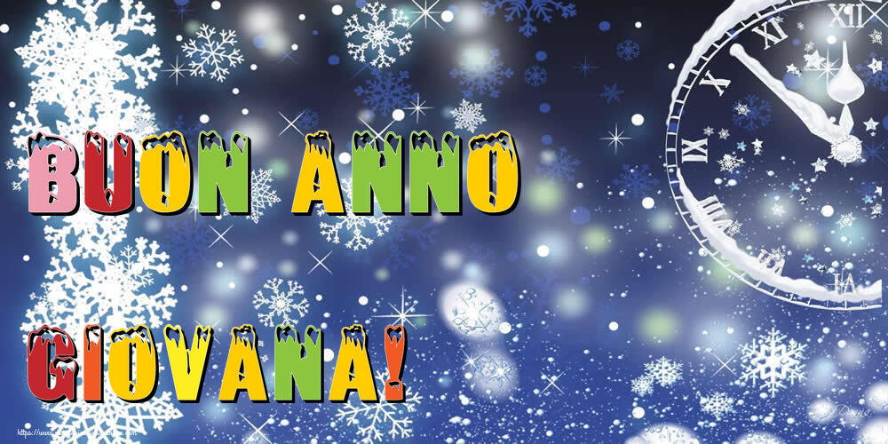  Cartoline di Buon Anno - Neve | Buon Anno Giovana!