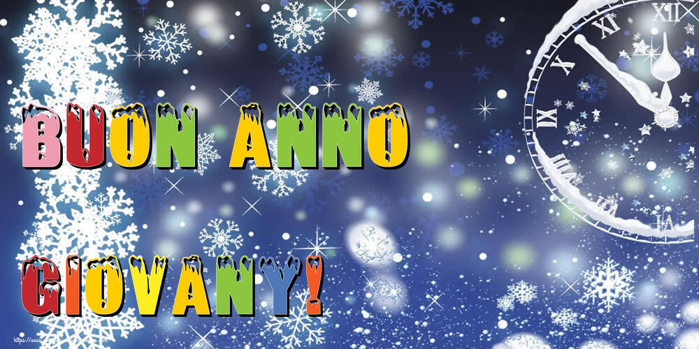 Cartoline di Buon Anno - Neve | Buon Anno Giovany!