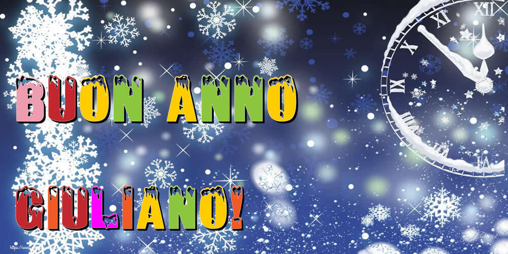  Cartoline di Buon Anno - Neve | Buon Anno Giuliano!