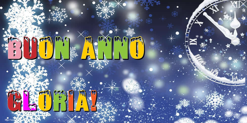 Cartoline di Buon Anno - Neve | Buon Anno Gloria!