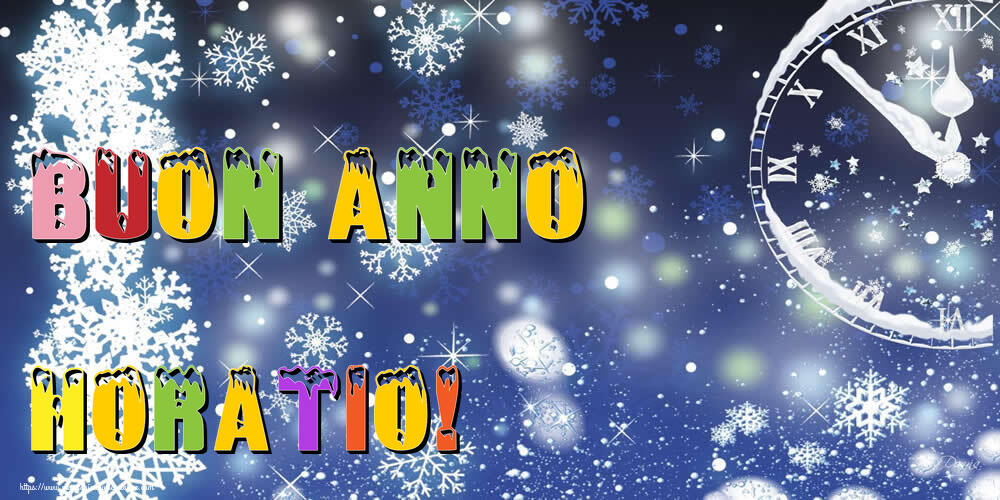 Cartoline di Buon Anno - Neve | Buon Anno Horatio!
