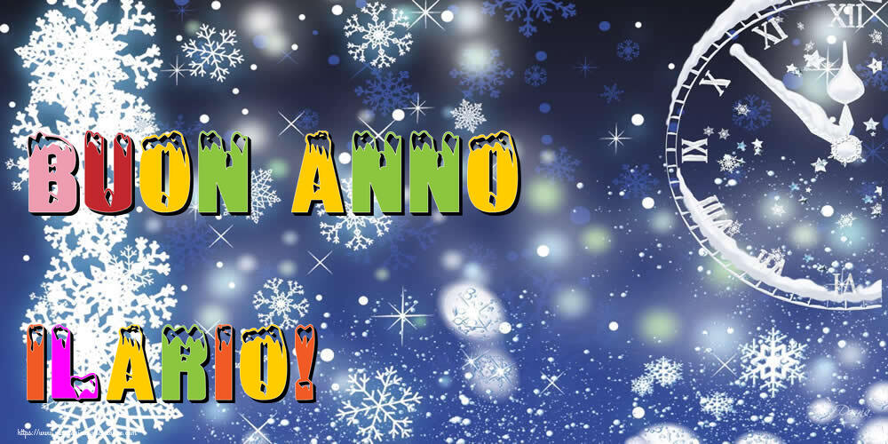  Cartoline di Buon Anno - Neve | Buon Anno Ilario!