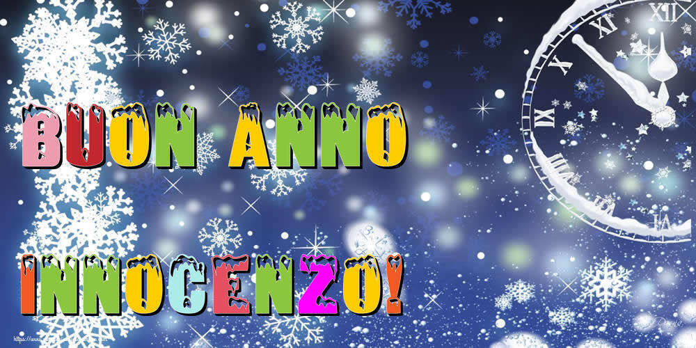 Cartoline di Buon Anno - Neve | Buon Anno Innocenzo!