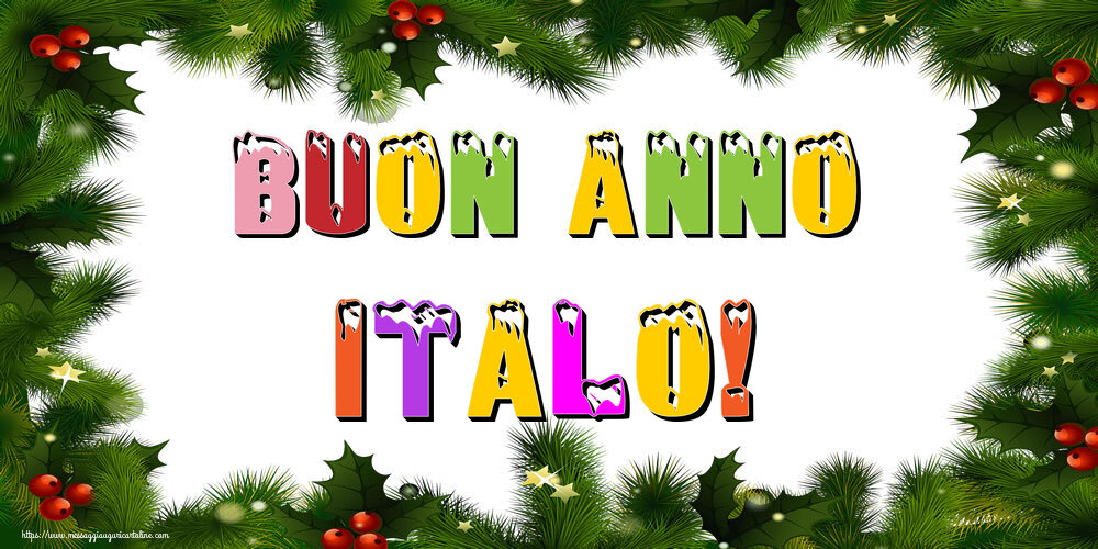 Cartoline di Buon Anno - Albero Di Natale & Palle Di Natale | Buon Anno Italo!