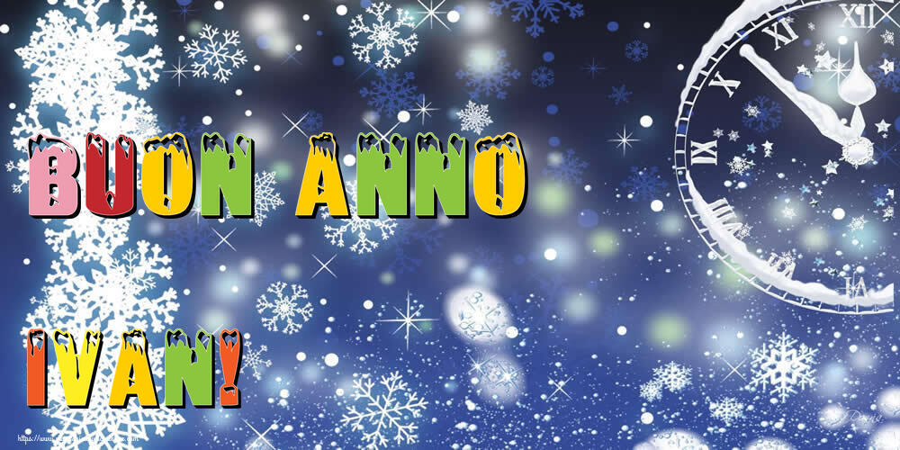 Cartoline di Buon Anno - Neve | Buon Anno Ivan!