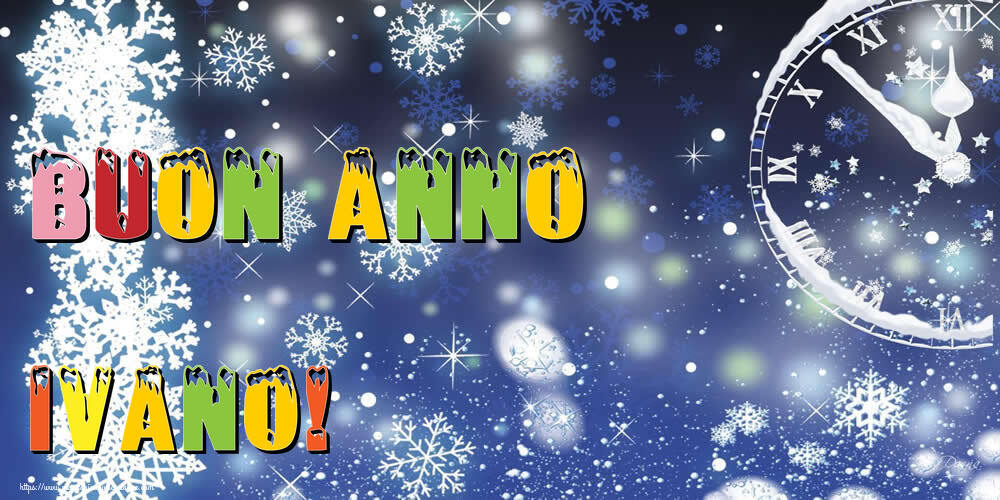 Cartoline di Buon Anno - Neve | Buon Anno Ivano!