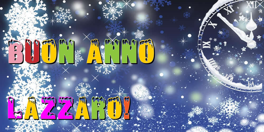Cartoline di Buon Anno - Neve | Buon Anno Lazzaro!