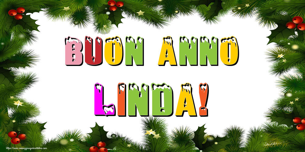 Cartoline di Buon Anno - Albero Di Natale & Palle Di Natale | Buon Anno Linda!