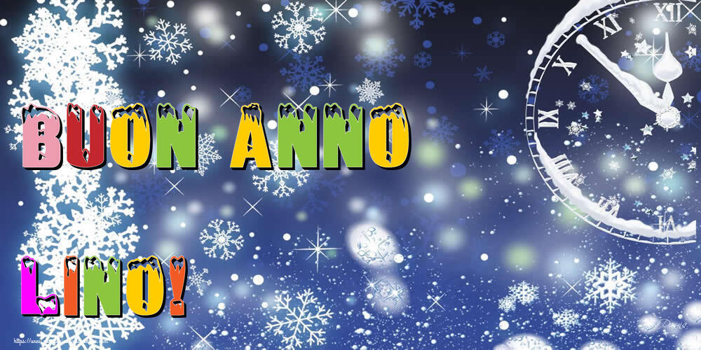 Cartoline di Buon Anno - Neve | Buon Anno Lino!