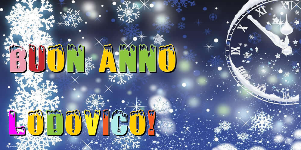 Cartoline di Buon Anno - Neve | Buon Anno Lodovico!