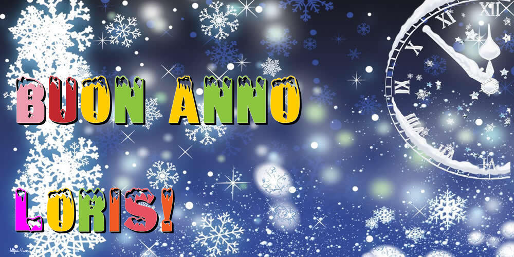 Cartoline di Buon Anno - Neve | Buon Anno Loris!