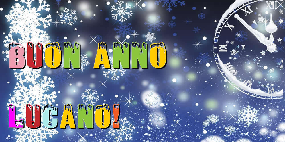 Cartoline di Buon Anno - Neve | Buon Anno Lucano!