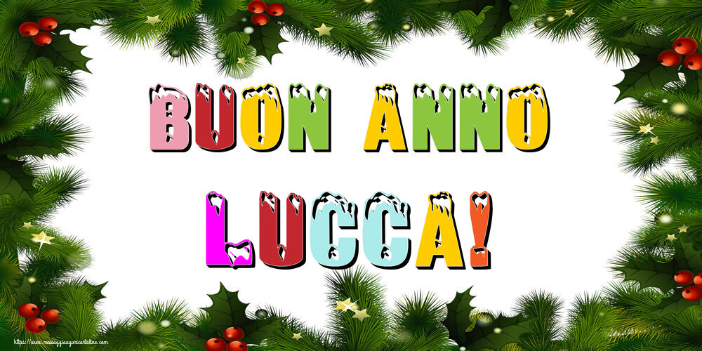 Cartoline di Buon Anno - Albero Di Natale & Palle Di Natale | Buon Anno Lucca!
