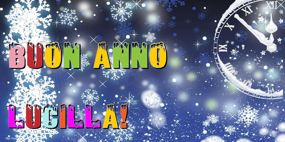  Cartoline di Buon Anno - Neve | Buon Anno Lucilla!
