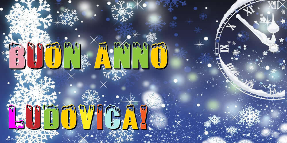 Cartoline di Buon Anno - Neve | Buon Anno Ludovica!