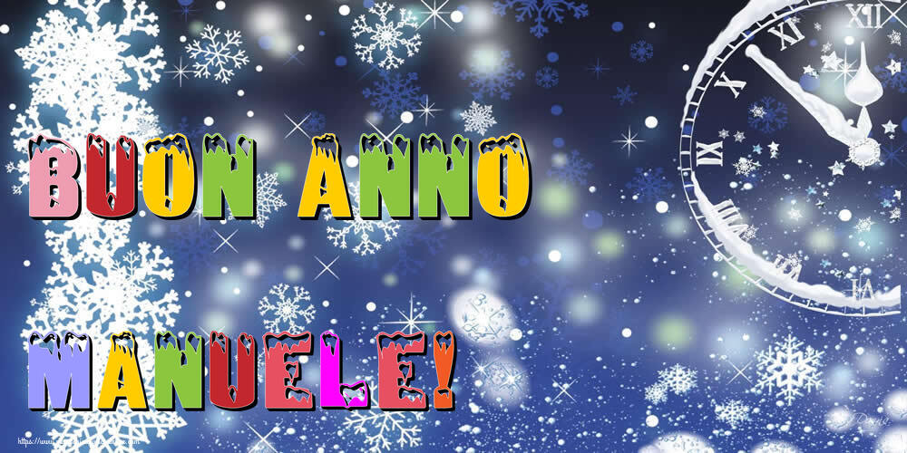  Cartoline di Buon Anno - Neve | Buon Anno Manuele!