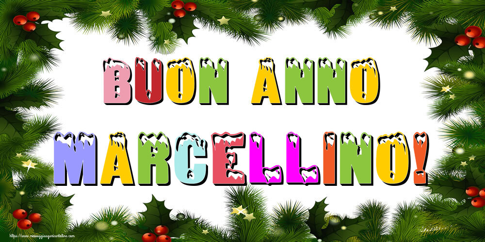 Cartoline di Buon Anno - Buon Anno Marcellino!