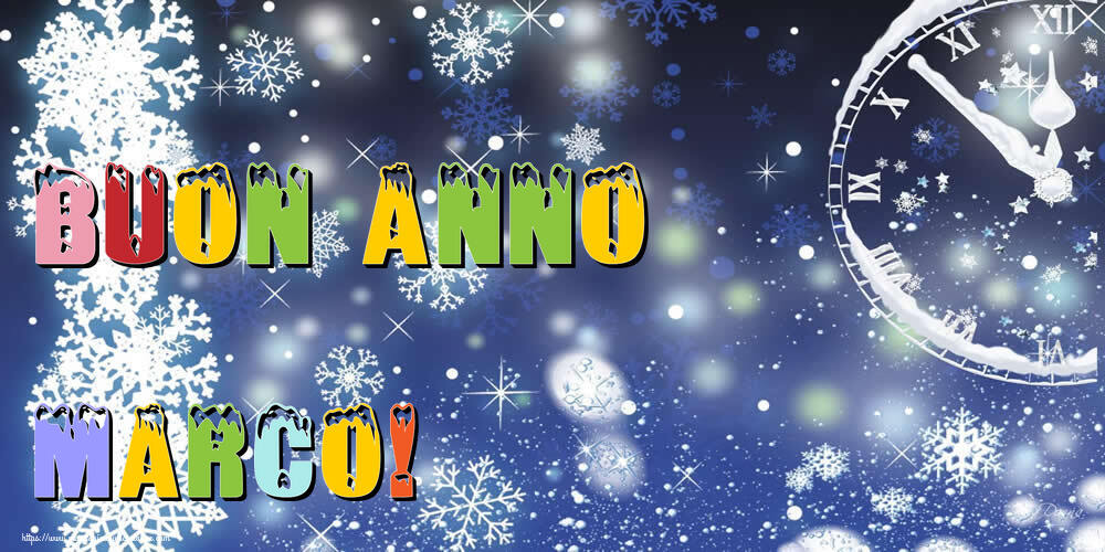  Cartoline di Buon Anno - Neve | Buon Anno Marco!
