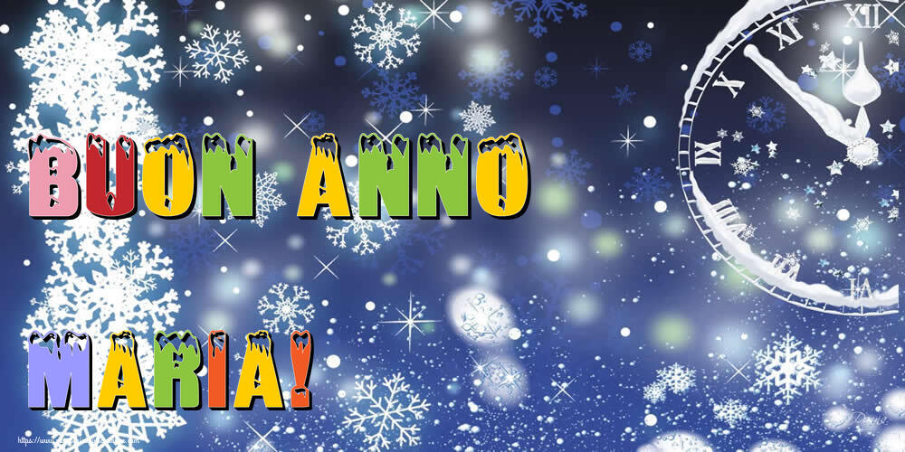  Cartoline di Buon Anno - Neve | Buon Anno Maria!