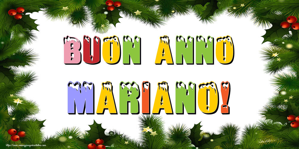  Cartoline di Buon Anno - Albero Di Natale & Palle Di Natale | Buon Anno Mariano!