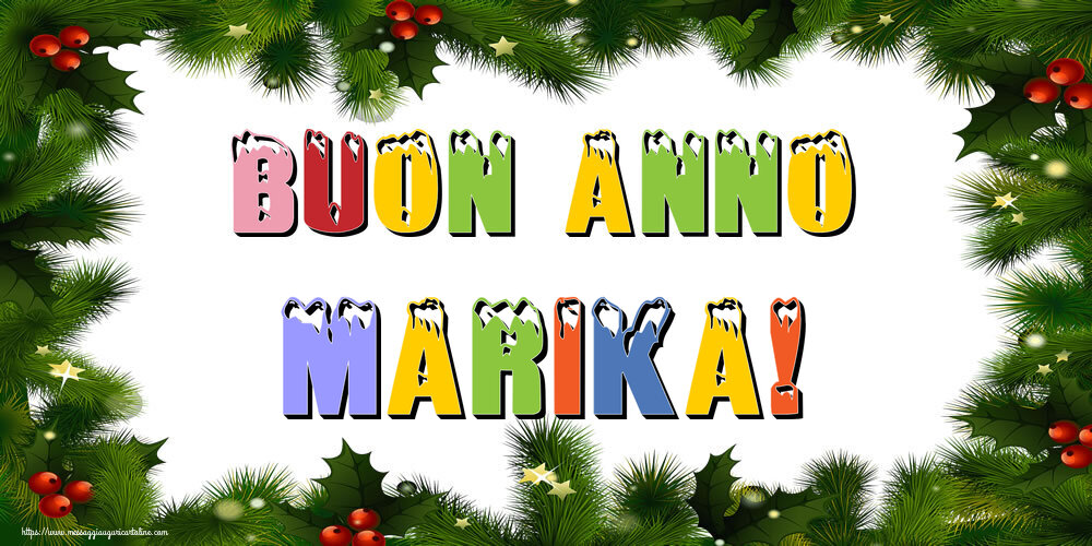  Cartoline di Buon Anno - Albero Di Natale & Palle Di Natale | Buon Anno Marika!
