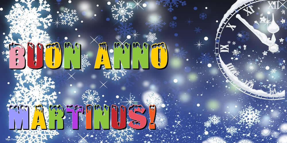 Cartoline di Buon Anno - Neve | Buon Anno Martinus!