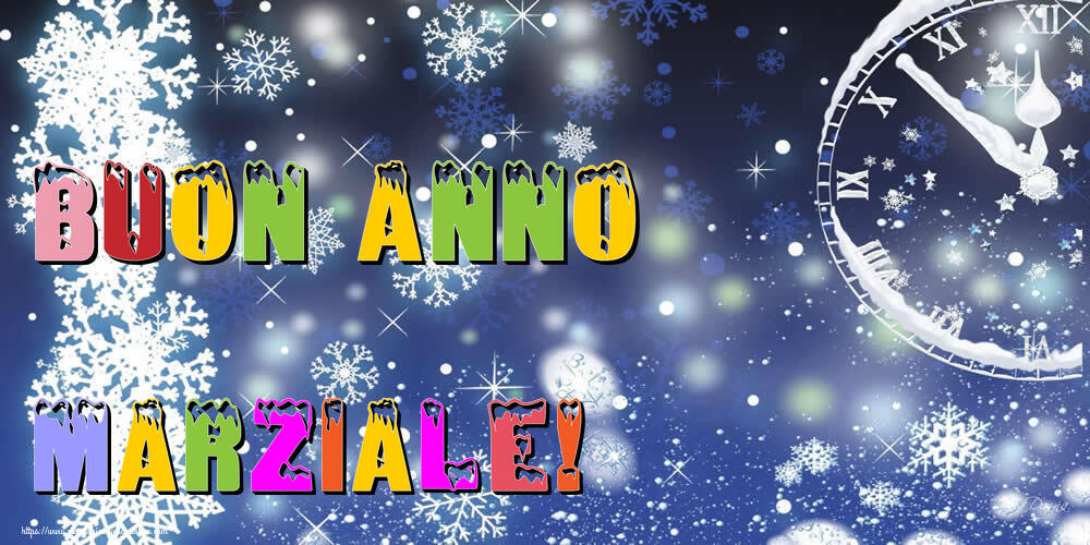 Cartoline di Buon Anno - Buon Anno Marziale!