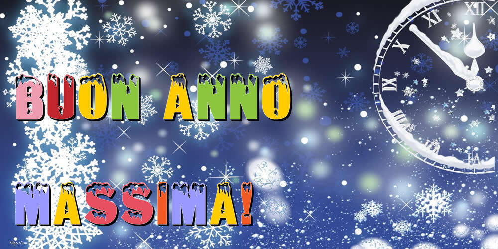 Cartoline di Buon Anno - Neve | Buon Anno Massima!