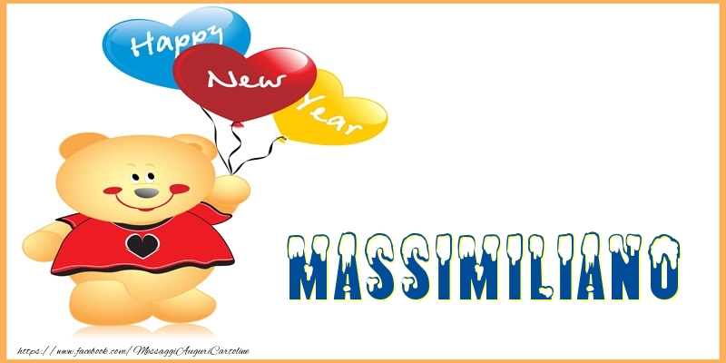 Cartoline di Buon Anno - Happy New Year Massimiliano!
