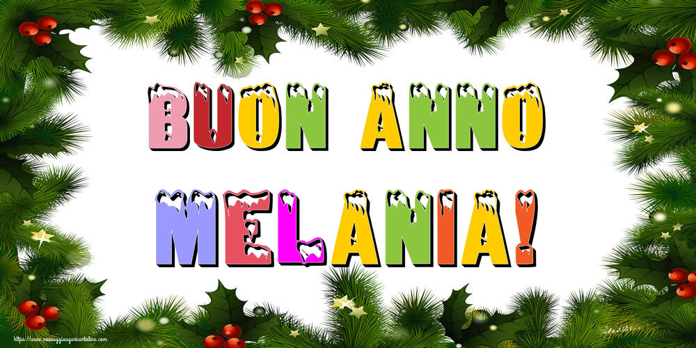  Cartoline di Buon Anno - Albero Di Natale & Palle Di Natale | Buon Anno Melania!