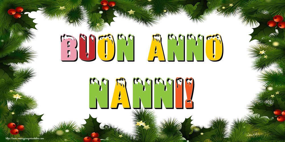 Cartoline di Buon Anno - Albero Di Natale & Palle Di Natale | Buon Anno Nanni!