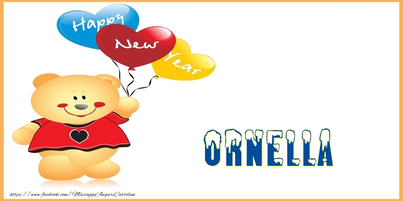 Cartoline di Buon Anno - Happy New Year Ornella!