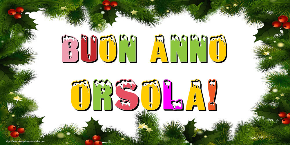  Cartoline di Buon Anno - Albero Di Natale & Palle Di Natale | Buon Anno Orsola!