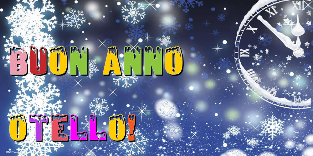 Cartoline di Buon Anno - Neve | Buon Anno Otello!