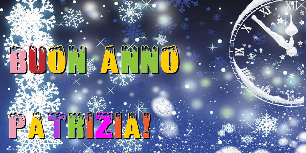 Cartoline di Buon Anno - Neve | Buon Anno Patrizia!