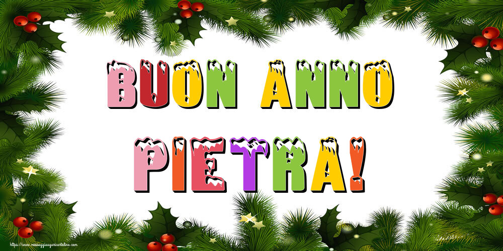 Cartoline di Buon Anno - Albero Di Natale & Palle Di Natale | Buon Anno Pietra!