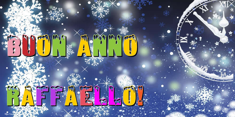 Cartoline di Buon Anno - Neve | Buon Anno Raffaello!